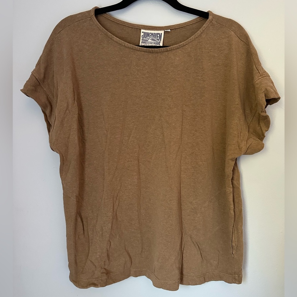 Jungmaven Women's Short Sleeve Tan Tee